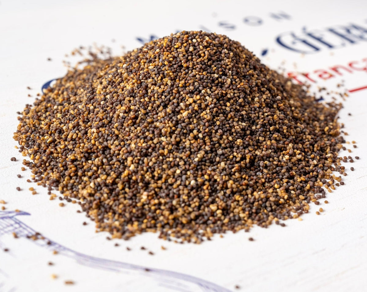 Photo de la contenance du sachet de graines du mélange de coquelicots